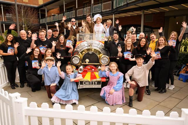 Pictured is: The cast of Chitty Chitty Bang Bang

Picture: Keith Woodland (180321-50)