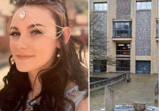 The trial of Shane Mays, who is accused of murdering Louise Smith (left) is due to begin today at Winchester Crown Court (right)