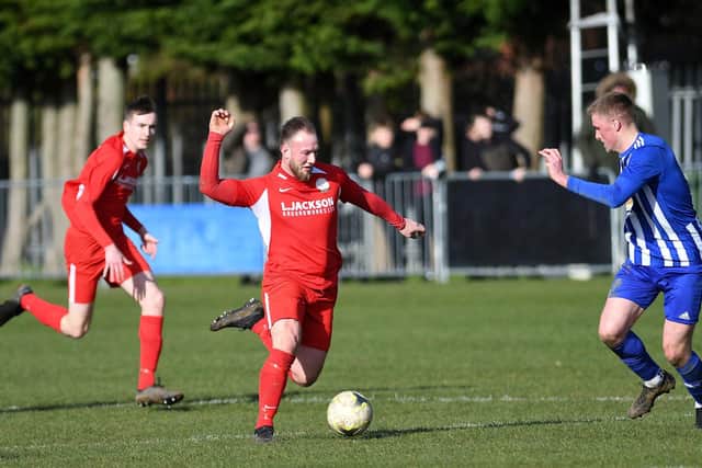 Connor Duffin was at the double in Horndean's win at Portland Picture: Neil Marshall