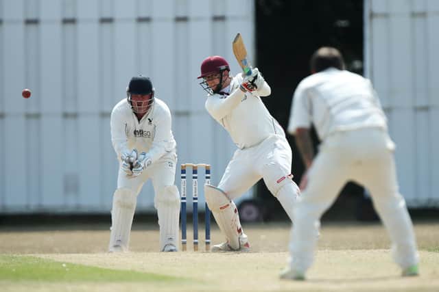 Greg Kitchin batting for Gosport Borough against Purbrook. Picture: Chris Moorhouse