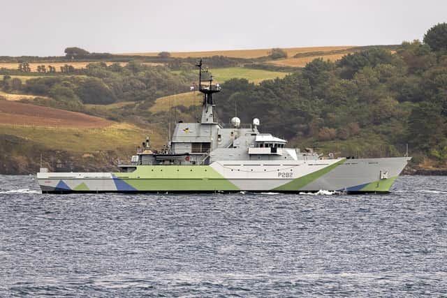 HMS Severn, one of the navy's patrol ships, is expected to be part of the operation in the Channel