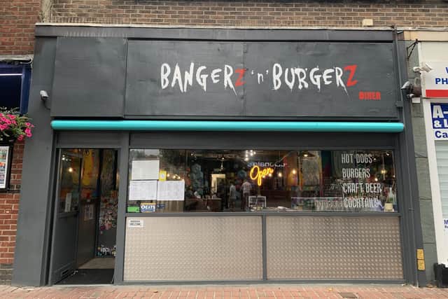 Bangerz 'n' Burgerz at West Street, Havant.