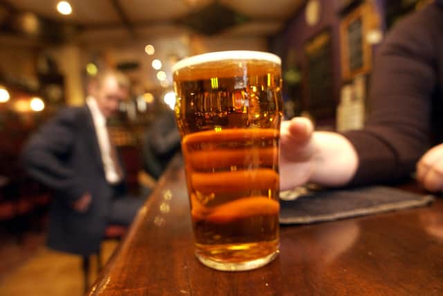 Pubs across the region are selling off pints of beer for 95 pence a pint.

PIC Jacky Ghossein TSPL STAFF