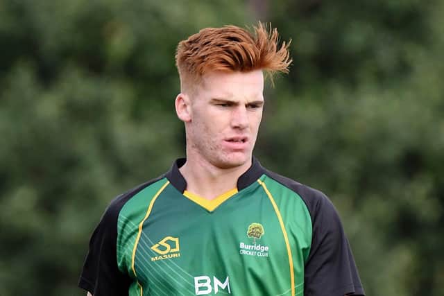 Ollie Southon took six wickets and scored his maiden century in Fareham & Crofton's Hampshire League win over Longparish.
Picture: Neil Marshall
