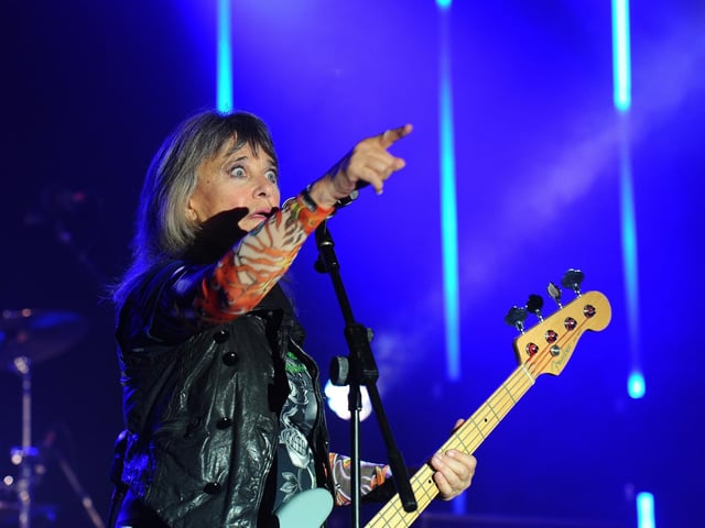 Suzi Quatro dazzled the crowds at Wickham Festival on Friday, August 2, 2024.Picture: Sarah Standing (020824-3200)