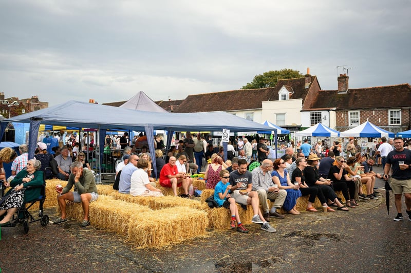 Pictured is: Visitors to the Taste of Wickham
Picture: Keith Woodland (100921-21)