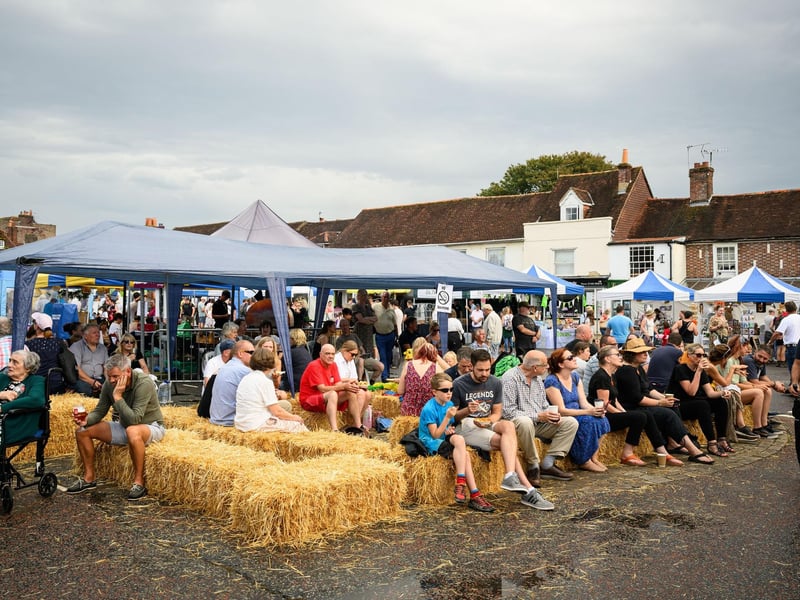 Pictured is: Visitors to the Taste of Wickham
Picture: Keith Woodland (100921-21)