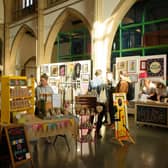 Pictured is: The Exhibition space with traders stands

Picture: Keith Woodland (260221-3)