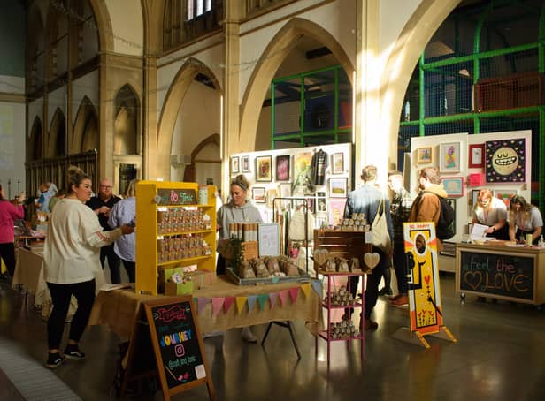 Pictured is: The Exhibition space with traders standsPicture: Keith Woodland (260221-3)