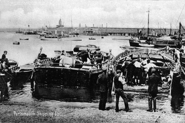 Point, Old Portsmouth, in the early years of the last century. Picture: Paul Costen collection