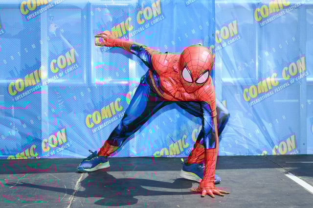 The Children's best dressed Comic Con character competition. Spiderman. Picture: Keith Woodland (110521-220)
