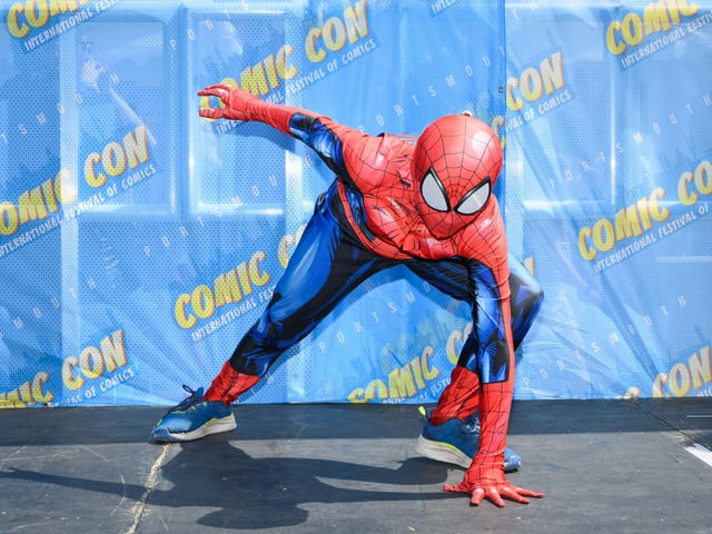 The Children's best dressed Comic Con character competition. Spiderman. Picture: Keith Woodland (110521-220)