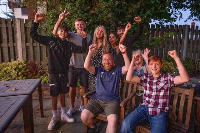 Lorraine Lambert's family at Good Companion pub, Portsmouth 
Picture: Habibur Rahman