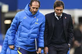 Spurs No2 Cristian Stellini had compliments for Pompey. Martin Rickett/PA Wire.