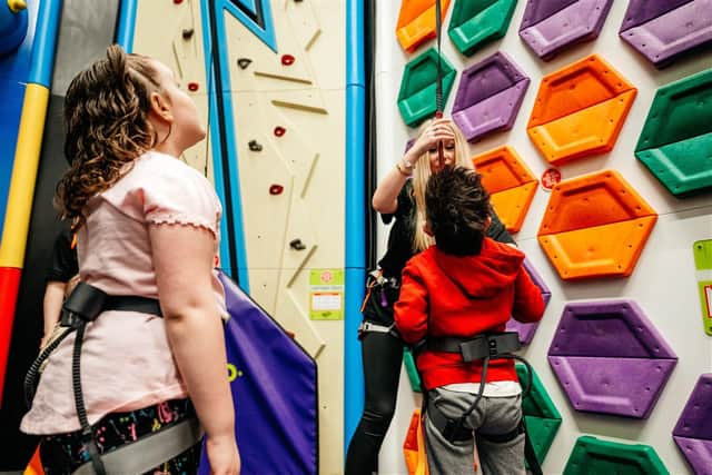 Clip 'N Climb at Mountbatten Leisure Centre