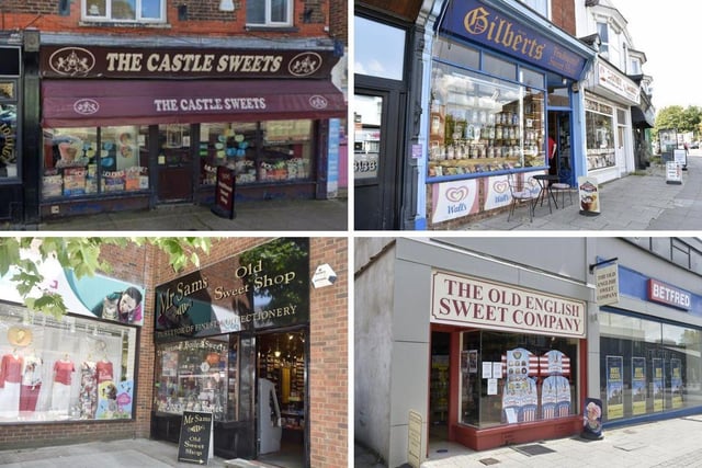 Here are 10 sweet shops in the Portsmouth area.