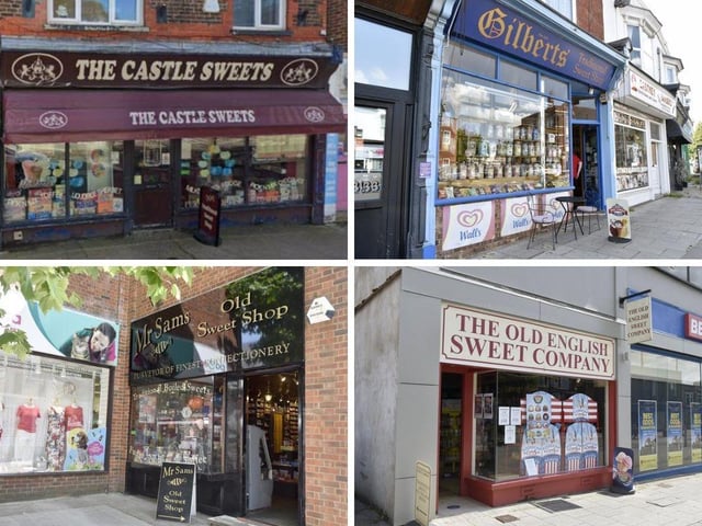 Here are 10 sweet shops in the Portsmouth area.