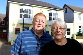 Paul and Claire Wicks, landlord and landlady of The Apsley House pub in Southsea, are leaving after twenty four years. Their last shift was on Sunday 12th November
Picture: Chris Moorhouse (jpns 111123-44)