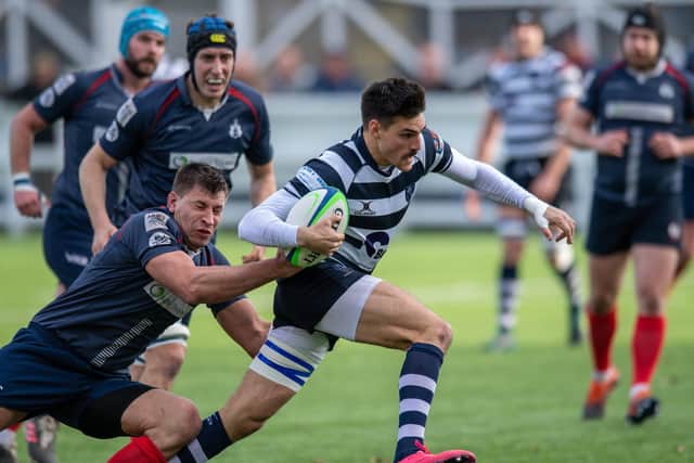 Tito Revol suffered a horror leg fracture in Havant's win over Brighton Picture: Windandsurf Images