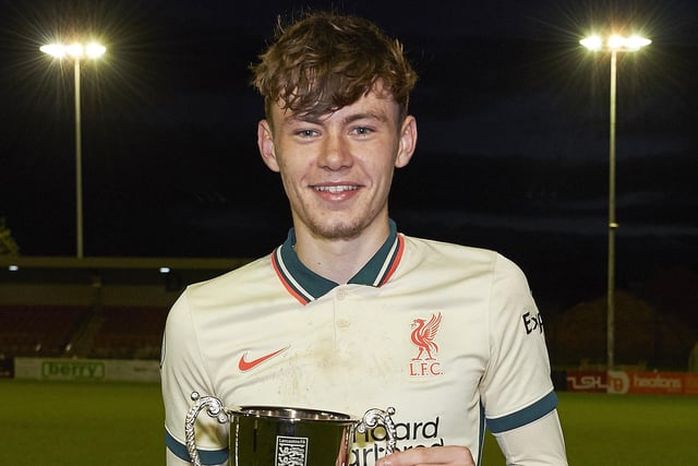 Across Bardley's first full season in the PL2 he registered eight assists and scored three goals from right-back. He also helped the Reads youngsters lift the Lancashire Senior Cup.    Picture:  Nick Taylor/Liverpool FC/Liverpool FC via Getty Images
