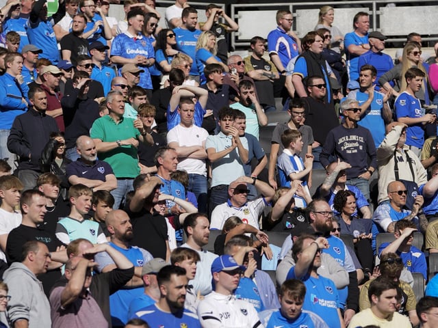 Pompey were accompanied by 4,000-plus fans for their latest trip to Stadium MK