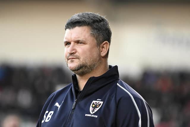Simon Bassey had two caretaker roles at AFC Wimbledon - now he takes on the role for Pompey. Picture: George Wood/Getty Images.
