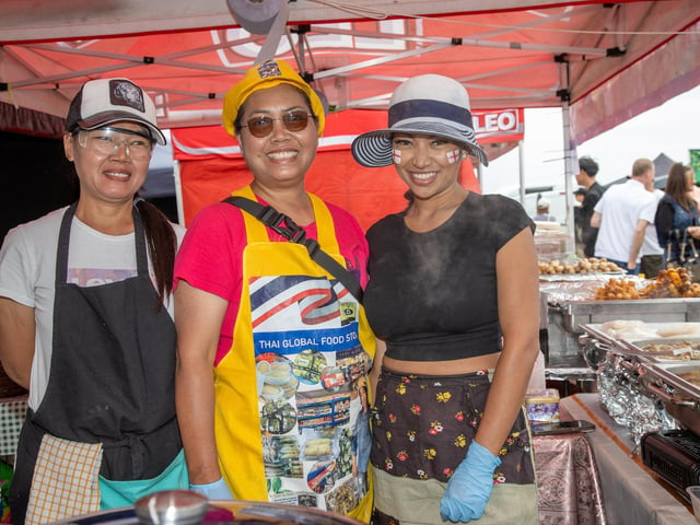 Southsea Common was transformed this weekend into a Thai craft and food extravanganza for the whole family. Pictured - There were so many food options availablePhotos by Alex Shute