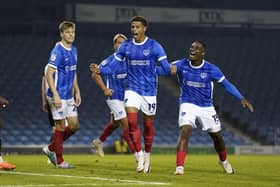 Pompey striker Kusini Yengi starts at Northampton amid two changes.