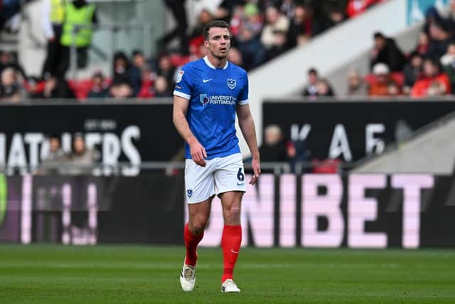 Conor Shaughnessy has been ruled out until the end of February - after Pompey feared he could miss the rest of the season. Picture: Graham Hunt/ProSportsImages