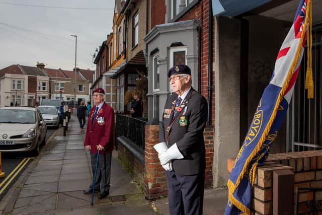 Andy Long and Clive Sutton in Stamshaw road, Portsmouth.

Picture: Habibur Rahman