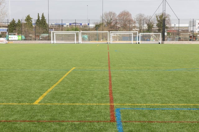 One of the community pitches. Picture: Marcin Jedrysiak