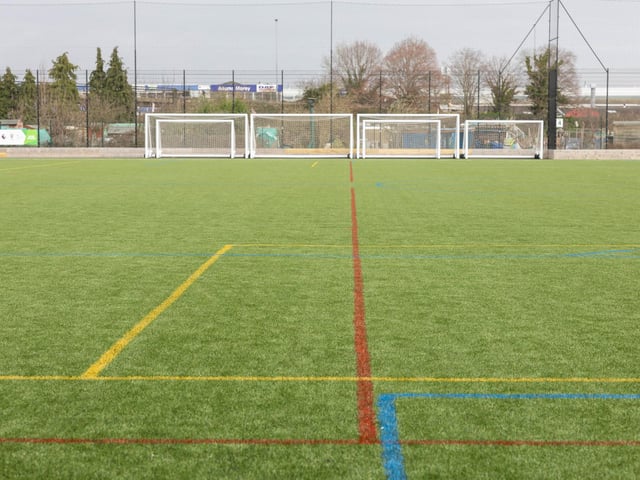 One of the community pitches. Picture: Marcin Jedrysiak