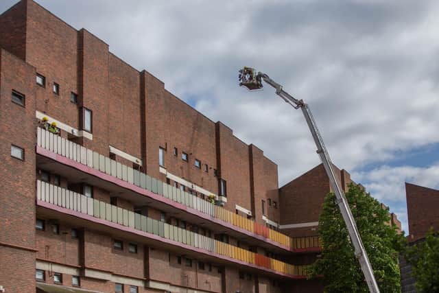 A major fire broke out in an apartment building in Grafton Street, Portsmouth on 11th May 2022Picture: Habibur Rahman