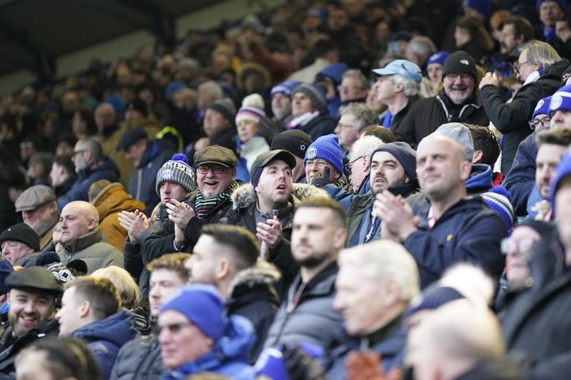 18,280 Pompey fans were inside Fratton Park for the visit of Leyton Orient.