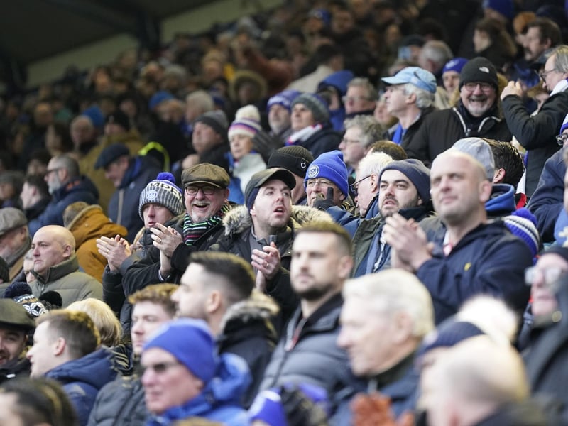 18,280 Pompey fans were inside Fratton Park for the visit of Leyton Orient.