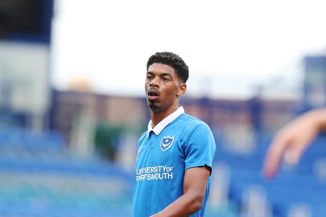 Danny Cowley is targeting getting the best out of Pompey forgotten man Reeco Hackett-Fairchild. Picture: Joe Pepler
