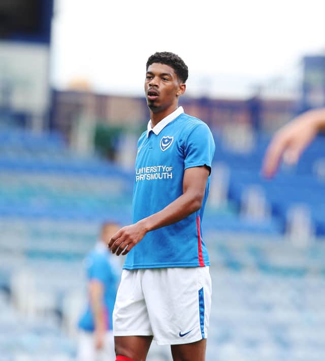 Danny Cowley is targeting getting the best out of Pompey forgotten man Reeco Hackett-Fairchild. Picture: Joe Pepler
