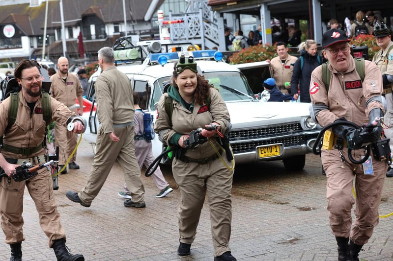 The Ghostbusters event raised money for Cancer Research UK.
Picture: Sam Stephenson.
