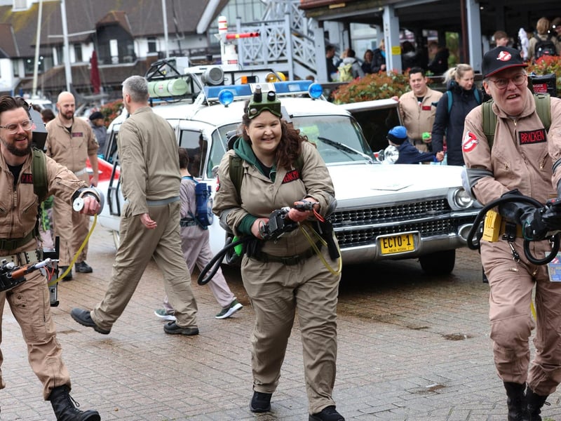 The Ghostbusters event raised money for Cancer Research UK.
Picture: Sam Stephenson.