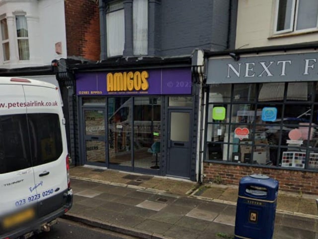 Amigos at 164 Eastney Road, Southsea was rated five on February 15.