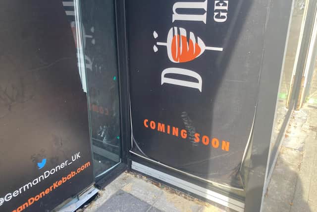 German Doner Kebab is 'coming soon' in Commercial Road.