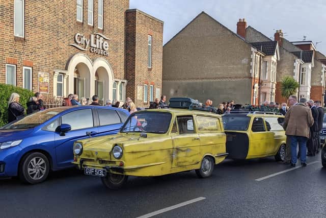 The funeral of David Doyle of Hilsea at the City Life Church in Tangier Road, Baffins, on January 28, 2022
Picture: Emily Turner