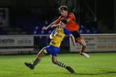 Portchester's Harrison Brook fires in a shot during his side's midweek win over Laverstock - the Royals' 12th successive home Wessex win this season. Picture by Nathan Lipsham