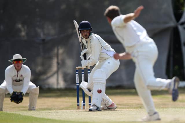 Archie Reynolds struck the first boundary of his side's T20 Cup win over Rowledge, who hadn't scored a single four or six in their innings. Picture: Chris Moorhouse