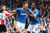 Kal Naismith scored twice in Pompey's 6-1 hammering of Cheltenham on the final day of the 2016-17 League Two season.