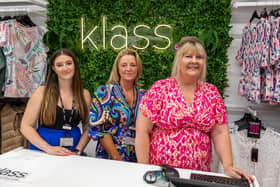 Staff at the new Klass store in Port Solent. Pictured: Shelley Proctor, Carly Holman and Jo Isgar. Picture: Mike Cooter