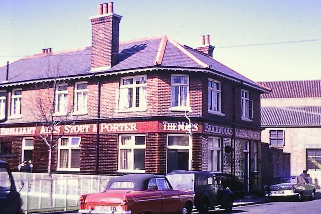 The Mars pub, Temple Street, Landport, with some, what would now be, vintage cars. Picture: Burbridge/Richard Boryer collection