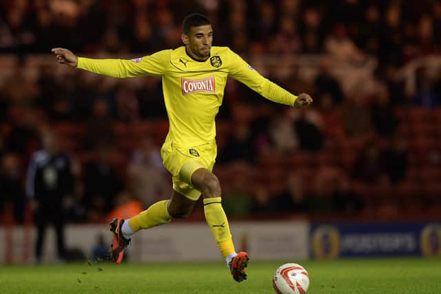 New Hawks signing Oscar Gobern in action for former club Huddersfield. Picture: Gareth Copley/Getty Images