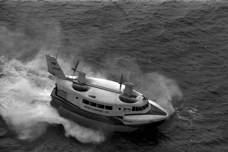 The Westland/Saunders-Roe SR.N2 hovercraft on the Solent, August 31st 1964. (Photo by Len Trievnor/Daily Express/Hulton Archive/Getty Images)