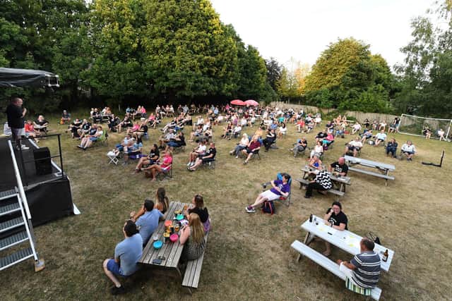 Russell Kane performing at Catherington on August 8, last year. Picture by Paul Jacobs/pictureexclusive.com